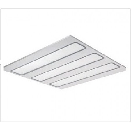 Panou LED 3X9W  6.500K argintiu